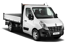 Van Hire Wythenshawe - White 3.5 Tonne Folkestone Tipper Transit - Van hire Wythenshawe