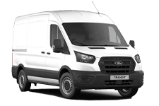 Van Hire Wythenshawe - White Ford Transit Medium Wheel Base - Van hire Wythenshawe